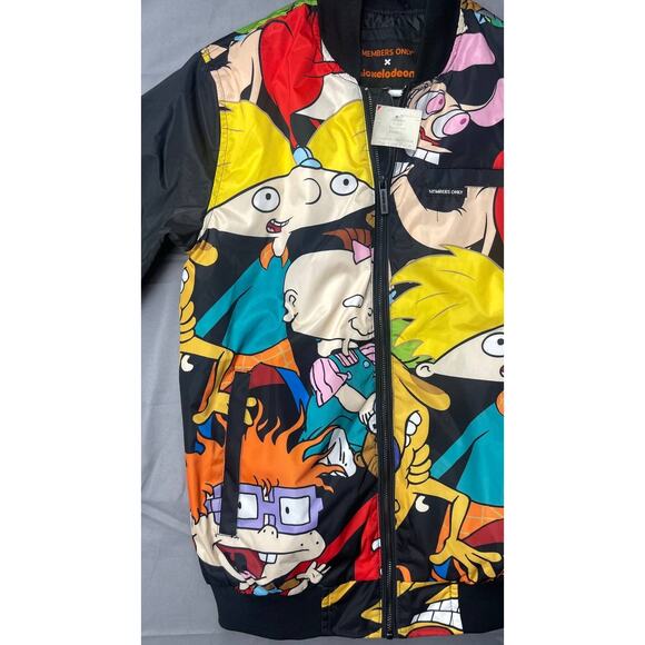 Members Only Nickelodeon  bomber jacket XS Rugrats
Hey Arnold Ren Stumpy CatDog - Picture 11 of 14
